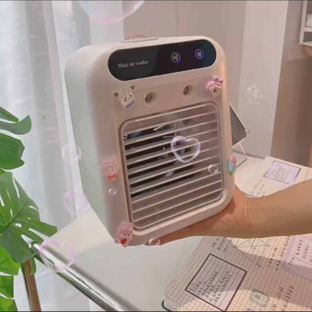 Climatiseur Portable USB – Rafraîchisseur d'Air avec Réservoir d'Eau
