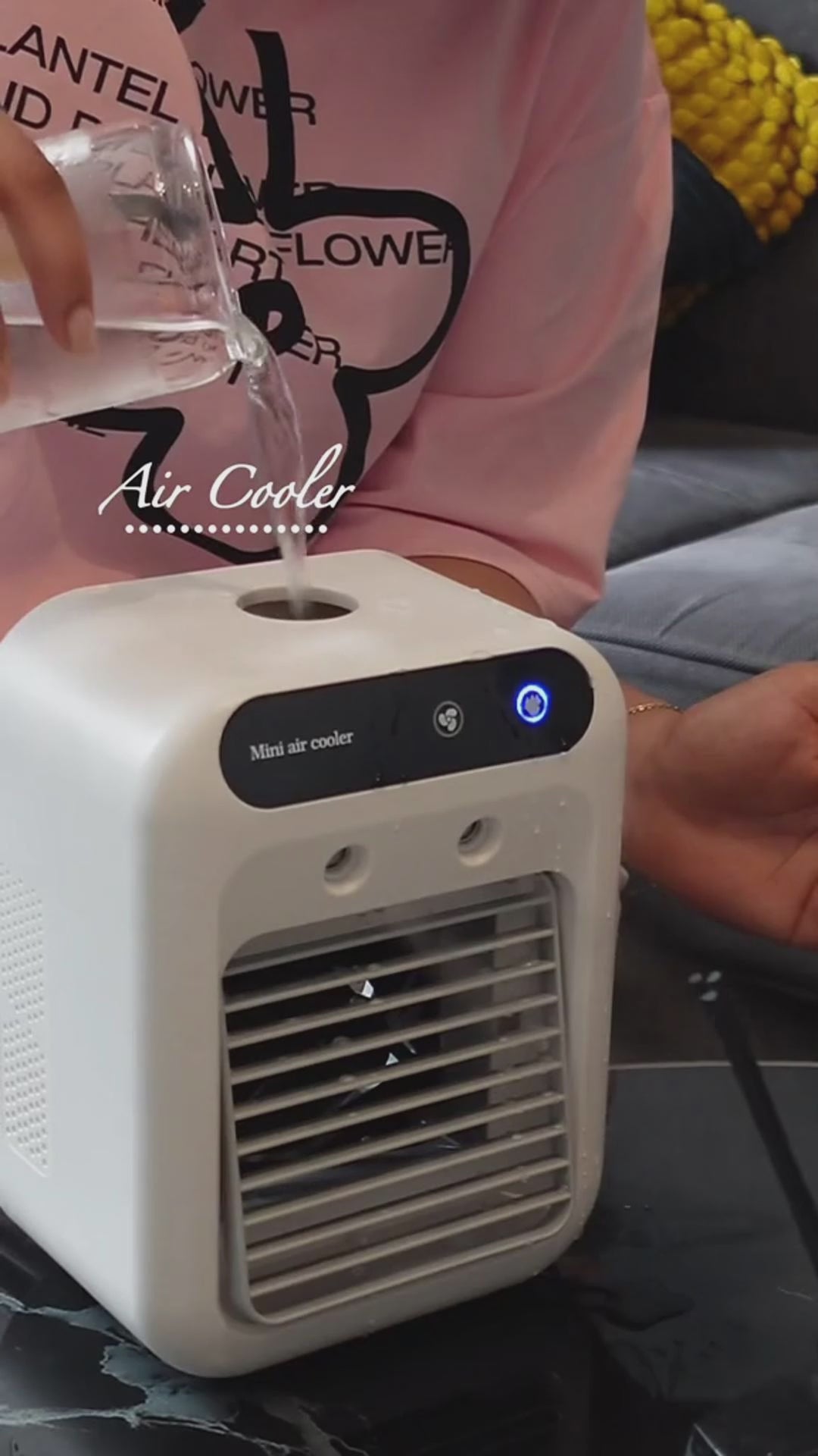 Climatiseur Portable USB – Rafraîchisseur d'Air avec Réservoir d'Eau